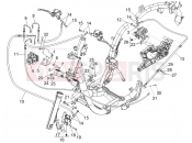 PIAGGIO Medley 200 (EU) Brakes pipes - Calipers (ABS)