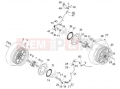 PIAGGIO MP3 310 Sport E5+ (EU) Front wheel