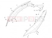 PIAGGIO MP3 310 Sport E5+ (EU) Side cover - Spoiler