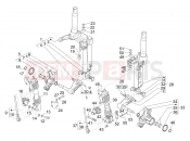 PIAGGIO MP3 MAXI 530 HPE E5+ Exclusive (EU) Fork's components (Mingxing)