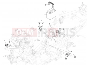 PIAGGIO MP3 MAXI 530 HPE E5+ Exclusive (EU) Remote control switches - Battery - Horn
