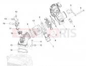 PIAGGIO MP3 MAXI 530 HPE E5+ Exclusive (EU) Throttle body - Injector - Induction joint