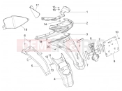 PIAGGIO Typhoon 50 4T E2 (CA, US) Rear cover - Splash guard