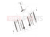 Triumph 2026 Tiger Sport 800 Front Forks & Lower Yoke Assy