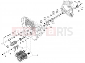 MOTOGUZZI Stelvio (EU) Gear box / Selector / Shift cam