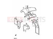 SUZUKI DR125S D (1983) 49 - REAR FENDER