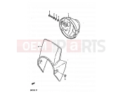 SUZUKI DR125S D (1983) 39 - HEADLAMP HOUSING