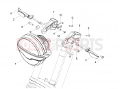 MOTOGUZZI V7 Stone 850 (EU) Front headlamps