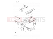 SUZUKI DR125S F (1985) 47 - REAR SWINGING ARM