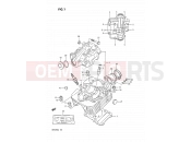 SUZUKI DR125S H (1987) 1 - CYLINDER HEAD