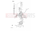 SUZUKI DR125S H (1987) 8 - CARBURETOR