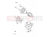 SUZUKI DR125S H (1987) 11 - OIL PUMP