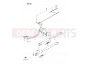 SUZUKI DR125S H (1987) 28 - STAND - REAR BRAKE