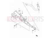 SUZUKI DR125SE R (1994) (E04) 11 - MUFFLER