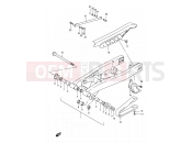 SUZUKI DR125SE R (1994) (E04) 45 - REAR SWINGING ARM