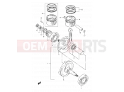 SUZUKI DR125SE S (1995) (E04) 5 - CRANKSHAFT