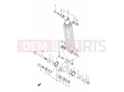 SUZUKI DR125SE S (1995) (E04) 46 - REAR CUSHION LEVER