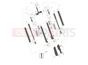 Front Forks & Lower Yoke - Triumph TF250-X CS6090 > 2023