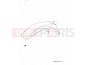 SUZUKI DR125SE R (1994) (E28) 35 - FRONT FENDER