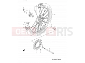 SUZUKI DR125SE R (1994) (E28) 36 - FRONT WHEEL