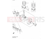 SUZUKI DR125SM K9 (2009) (E02) 6 - CRANKSHAFT