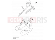 SUZUKI DR125SM K9 (2009) (E02) 13 - MUFFLER