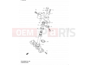 SUZUKI DR125SM K9 (2009) (E02) 46 - STEERING STEM