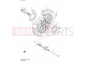 SUZUKI DR125SM K9 (2009) (E02) 52 - REAR WHEEL