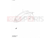 SUZUKI DR125SM L0 (2010) (E02) 38 - FRONT FENDER