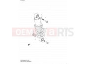 SUZUKI DR125SM L0 (2010) (E02) 51 - REAR SHOCK ABSORBER