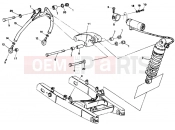 DUCATI 1991 Superbike 851 REAR SHOCK ABSORBER » SWING ARM