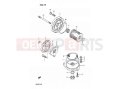 SUZUKI DR200 H (1987) 11 - OIL PUMP