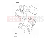 SUZUKI DR200 H (1987) 36 - HEADLAMP HOUSING