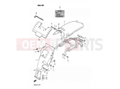 SUZUKI DR200 H (1987) 48 - REAR FENDER (E01,E02)