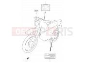 SUZUKI DR200SE Y (2000) 36 - LABEL
