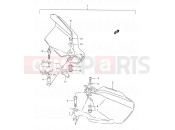 SUZUKI DR200SE Y (2000) 37 - KNUCKLE COVER (OPTIONAL)