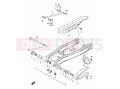 SUZUKI DR200SE Y (2000) 44 - REAR SWINGING ARM