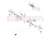 SUZUKI DR200SE K1 (2001) (E03,E28,E33) 28 - FOOTREST
