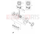 SUZUKI DR200SE K1 (2001) (E24) 5 - CRANKSHAFT