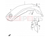 SUZUKI DR200SE K1 (2001) (E24) 32B - FRONT FENDER (MODEL K2/K3/K4/K5 E06,E24)