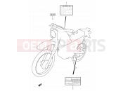 SUZUKI DR200SE K1 (2001) (E24) 36 - LABEL