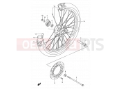 SUZUKI DR200SE K1 (2001) (E24) 41 - FRONT WHEEL (MODEL K1)