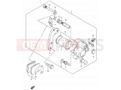 SUZUKI DR200SE K3 (2003) (E03,E28,E33) 43 - FRONT CALIPER
