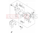 SUZUKI DR200SE K3 (2003) (E06,E24) 42A - FRONT CALIPER (MODEL K2/K3/K4/K5 E06,E24)