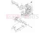 SUZUKI DR200SE K4 (2004) (E03,E28,E33) 47 - REAR WHEEL