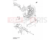 SUZUKI DR200SE K4 (2004) (E06,E24) 46A - REAR WHEEL (MODEL K2/K3/K4/K5 E06,E24)