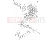 SUZUKI DR200SE K4 (2004) (E06,E24) 46B - REAR WHEEL (MODEL K2 P09)