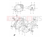 SUZUKI DR200SE K5 (2005) (E03,E28,E33) 4 - CRANKCASE COVER