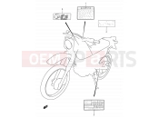 SUZUKI DR200SE K5 (2005) (E03,E28,E33) 37 - LABEL