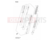 SUZUKI DR200SE K6 (2006) (E06,E24) 46 - FRONT DAMPER